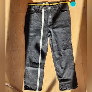 Abercrombie ankle straight ultra high rise